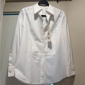 Tory Birch Lane Top White Button Down